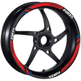 Resim Honda M Power Kırmızı Forza Uyumlu 1 Set Jant Şeridi 