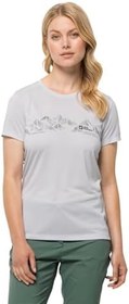 Resim JACK WOLFSKIN Crosstrail Graphic T W Tişört kısa kollu Kadın 