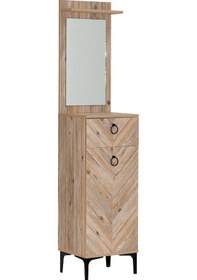 Resim History Smart Aynalı Vestiyer Portmanto - Atlantik Çam Diğer 