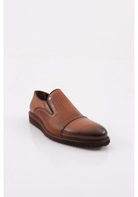 Resim Dgn 3423 Erkek Eva Taban Lazerli Oxford Ayakkabı 3423-1591-R2591 Taba 