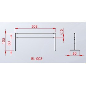 Resim WhiteFace Taşınabilir Bale Barı Bl003 Siyah 