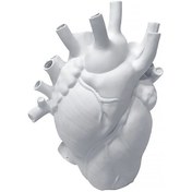 Resim Springsun "modern Kalp Şekilli Vazo - Ev Dekorasyonu İçin Şık Ve Dayanıklı Resin Malzeme" 