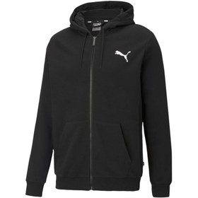 Resim Puma 586704 51 Ess Small Logo Fz Hoodie Tr Sweat/sıyah/m 