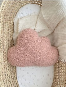 Resim Teddy Bulut Yastık Pembe Büyük 