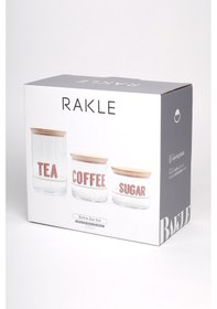 Resim Rakle Retro Jar 3'lü Kavanoz Seti 1050 Cc/ 600 Cc/ 535 Cc Renkli 