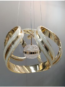 Resim Çift Yol 3renk Gold Lüx Tektop Sarkıt Gold 