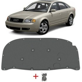 Resim Audi A6 Motor Kaput Keçesi Klipsli 1998-2005 