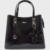 Resim Venüs Vns2490807k Siyah Rugan Kadın Omuz Çantası Siyah Rugan Siyah 