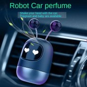 Resim Araba Havalandırma Kokusu Robotu, Otomatik Aromaterapi, Tak-Çalıştır Parfüm, Uzun Ömürlü Klipsli Difüzör, Araba Aksesuarları 
