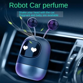 Resim Araba Havalandırma Kokusu Robotu, Otomatik Aromaterapi, Tak-Çalıştır Parfüm, Uzun Ömürlü Klipsli Difüzör, Araba Aksesuarları 