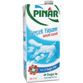 Resim Pınar Yarım Yağlı Süt 1 L 