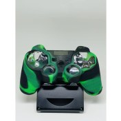 Resim Yues Ps3 Joystick Silikon Kılıf Dualshock Koruyucu Kılıf Desenli Yeşil Siyah 