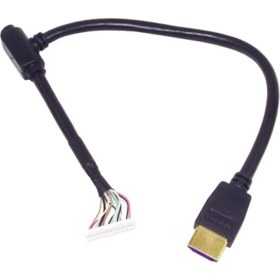 Resim Kablolu 16 Pinli HDMI Şase (Mini Hdler Için Kırılan Uç) 
