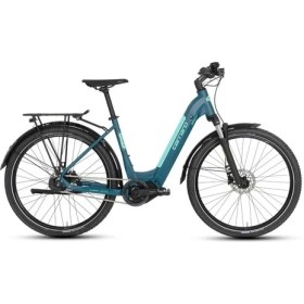 Resim Carraro E-Flow x Kadın Şehir Bisikleti 440H Hd 27.5 Jant Nex-5 Dı2 Gece Yeşili Turkuaz Su Yeşili 