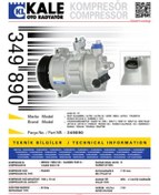 Resim KALE Vag Klima Kompresoru Caddy Golf V Jetta Passat Tiguan Touran A3 Leon Octavıa 1.6 1.9 2.0 Tdi 1.6fsi 