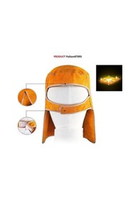 Resim Novahub Sığır Derisi Kaynakçı Hood Kask, Otomatik Kararan Güneş Lensi, Küçük Boy, Çalışma Maskesi 