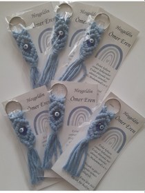 Resim 25 Adet Makrome Anahtarlık Sünnet Mevlit Bebek Hediyelikleri 