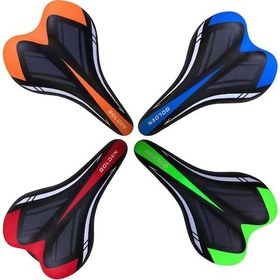 Resim Mtb Bisiklet Selesi Koltuk Çift Renkli Mavi 