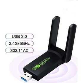 Resim 1300 Mbps 2.4-5 Ghz Dual Band USB Adapter Wireless 