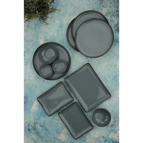 Resim UltraMint Şık 14 Parça Mavi Kahvaltı Takımı, 6 Kişilik, Günlük Kullanım Için Idealdir 