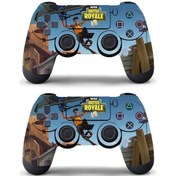 Resim Geekyou Ps4 Oyun Kumandası İçin Fortnite Temalı Çıkarılabilir Koruyucu Film - 4 Farklı Desen Seçeneği 