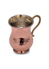 Resim Turna Bakır Kordonsuz Maşrapa El Dövme 300 ML Kırmızı Turna0451- 