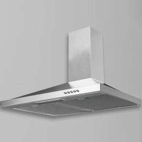 Resim White Daisy Gusto Inox Piramit Davlumbaz 