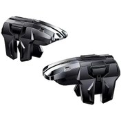 Resim M01-g21 Pubg Telefon Oyun Denetleyicisi İçin Mobil Oyun Tetik Gamepad Joystick Amaç Çekim L1 R1 Iphone Uyumlu Android İçin Alaşım Anahtar Düğmesi 