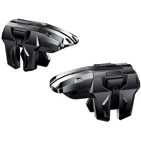 Resim M01-g21 Pubg Telefon Oyun Denetleyicisi İçin Mobil Oyun Tetik Gamepad Joystick Amaç Çekim L1 R1 Iphone Uyumlu Android İçin Alaşım Anahtar Düğmesi 