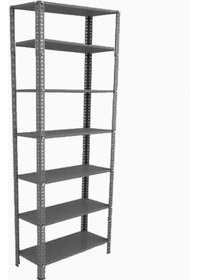 Resim 31x93x250 7 Katlı Çelik Raf Galvaniz 