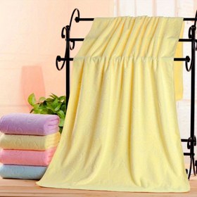 Resim 1 adet Büyük Boy Plaj Havlusu - Süper Yumuşak Hızlı Kuruyan Mikrofiber, Solmaya Karşı Kalkan Tasarımı, Lavanta/Pembe/Sarı/Açık Mavi, Plaj, Havuz, Spa, Ev Dekoru, Plaj Aksesuarları, Havuz Kenarı Aksesuarı, Modern Çizgili Desen, Hızlı Kuruyan 