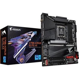 Resim Gigabyte Z790 AORUS ELITE AX Soket 1700 DDR5 V5.0 Wi-Fi HDMI DP ATX Gaming Anakart 