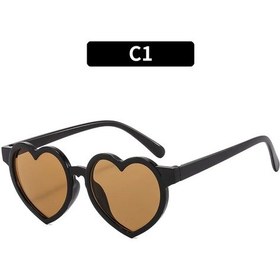 Resim Klassnumkalp Şekilli Çocuk Güneş Gözlüğü Uv400 Koruma Klasik Sevimli Yaz Aksesuarıgreen51gri Gri 