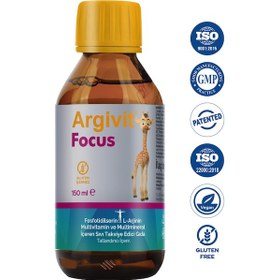 Resim Argivit Focus Multivitamin Şurup 150 ML 