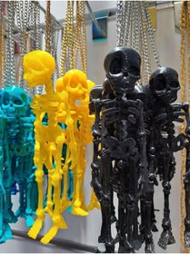 Resim Fresh oto iç ayna süsü iskelet - siyah 