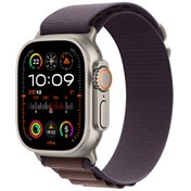 Resim Watch Ultra 2 GPS + Cellular 49mm Titanium Case with Indigo Alpine Loop - Small Apple