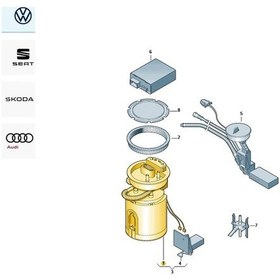 Resim Audi Tt Depo Benzin Pompası 8l0919051h 1999-2002 