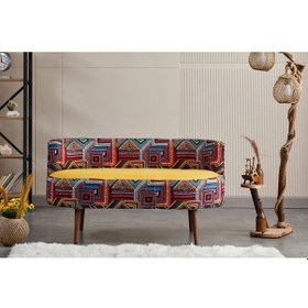 Resim Azra Mobilya Sydney Çay Seti Koltuk Takımı - Cafe, Ofis, Balkon, Kafe, Bahçe, Ofis, Salon Mobilyası Karışık Sarı 