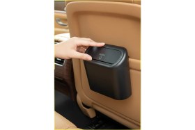 Resim Wiforte Oto Araç Içi Çöp Kovası (2’li Set) – Portatif, Taşınabilir, Kapaklı Mini Çöp Kutusu 