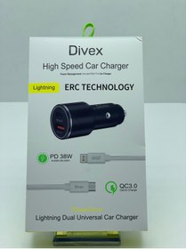 Resim Divex 3.0A 38W Ultra Hızlı İphone Tüm Serileri İle Tam Uyumlu Araç Şarj Cihazı 