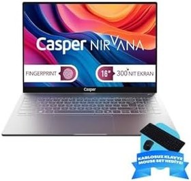 Resim CASPER Nirvana S100 300NIT i5-13420H 16GB DDR5 RAM 1TB SSD Freedos S100.1342-BF00X-G-F-D200 
