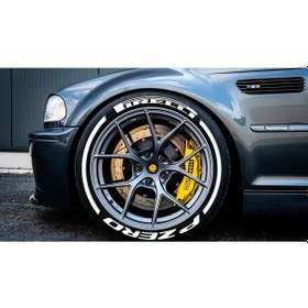 Resim Motorsiklet 8X Ince Yanak Lastik Her Lastiğe Uyumlu 18Mm Sticker (524845833) 