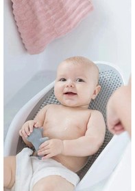 Resim Bebek Küveti Soft Silikon Fileli Bebek Yıkama Banyo Küveti Oturağı 