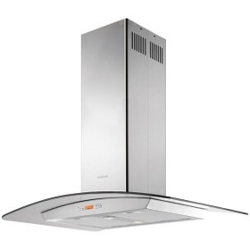 Resim Silverline Ankastre Silverline 4140 Infinity Isola A+ Inox Cam Ada Tipi Davlumbaz 