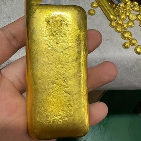Resim Yüksek Kaliteli Pirinç Altın Bar Replikası - Saf Sarı Pirinç, Eritilebilir & Takı Yapımı, El İşleri ve Dekor için Çok Yönlü | Koleksiyoncular, Meraklılar için İdeal | İç/Dış Mekan Kullanımı, Pirinç Minyatürler, Gelişmiş Damgalama, Takı İşleme, El Sanatları Meraklıları 