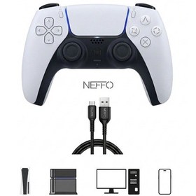 Resim Bluetooth Oyun Kolu Ps4 Ps5 Ve Pc Uyumlu Wireless Kablosuz Oyun Kolu Joystick 