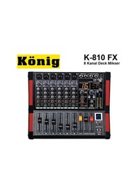 Resim König K-810 Fx 8 Kanal Deck Mikser 