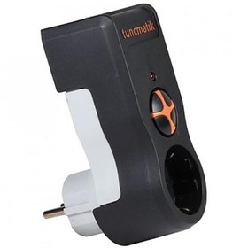 Resim Tunçmatik TSK19020 1li Enerji Koruma Powersurge 1li Siyah priz 1050 JOULE 