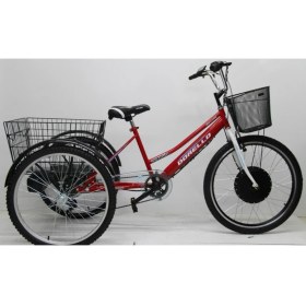 Resim Dorello Elektrikli 3 Tekerlek Kargo Bisikleti Cargo 48 DC1000 Watt Model Elektrikli Motor 3 Tekerlek 