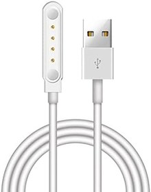 Resim Microcase 4 Pin 7.62 mm Konnektör Akıllı Saatler için Manyetik Şarj Kablosu - AL2750 